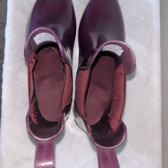 Ralph Lauren Deep Purple Ankle Rainboot - Picture 4 of 5